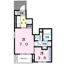 ベラカーサボーノの物件間取画像